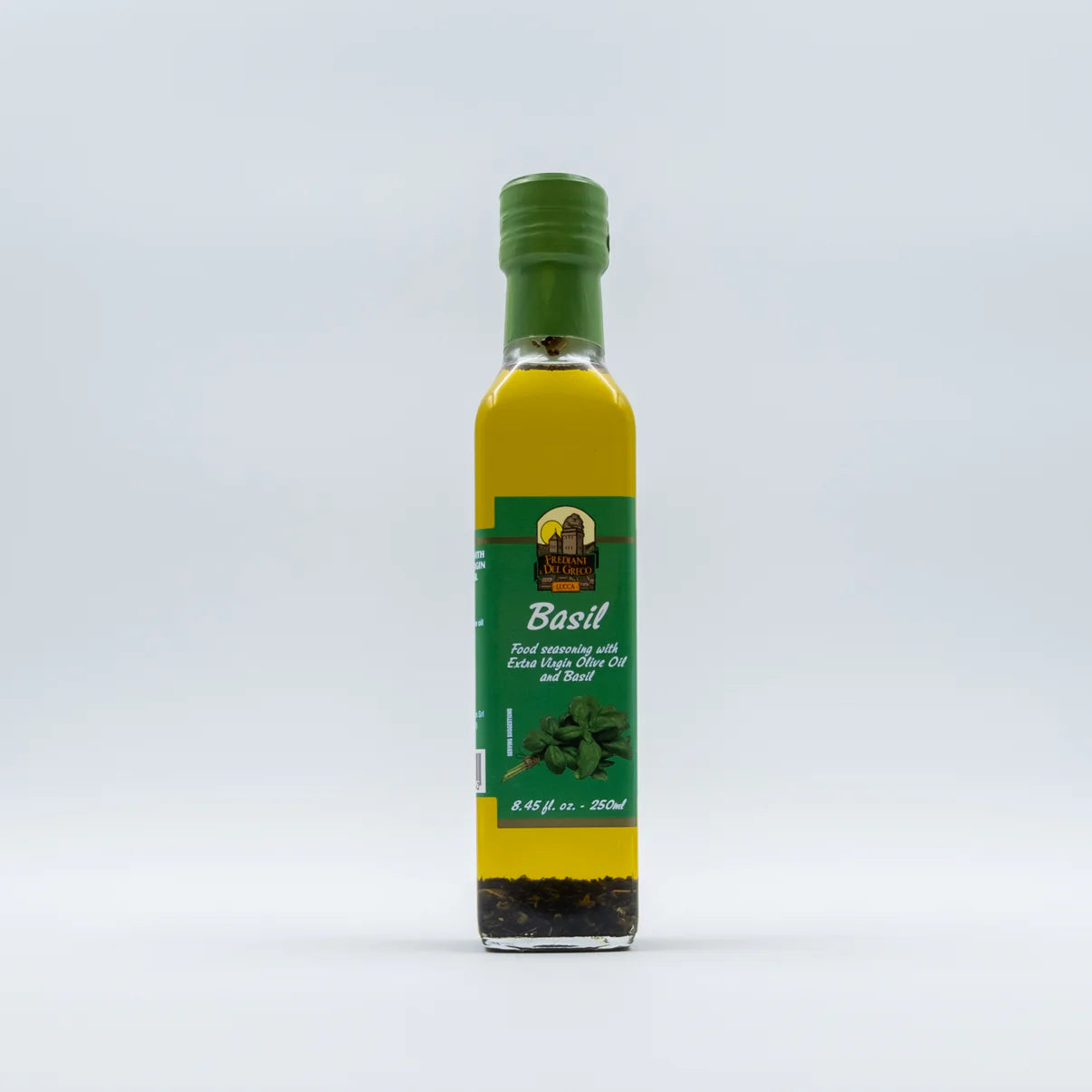 Basil Infused Olive Oil Extra Virgine 250ml / 8.4oz
