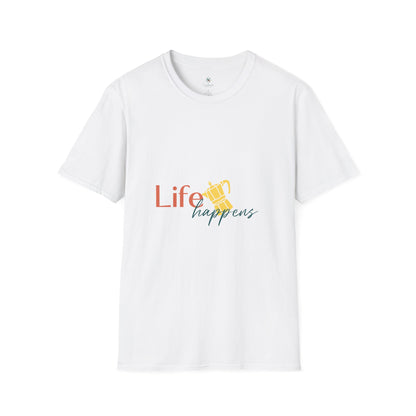 Life Happens – Coffee Helps T-Shirt ☕