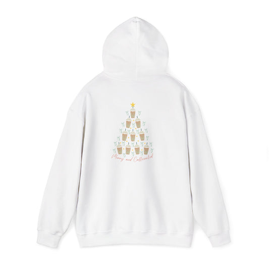 Merry and Caffeinated Hoodie – Sweet, Cozy, Christmas Mood