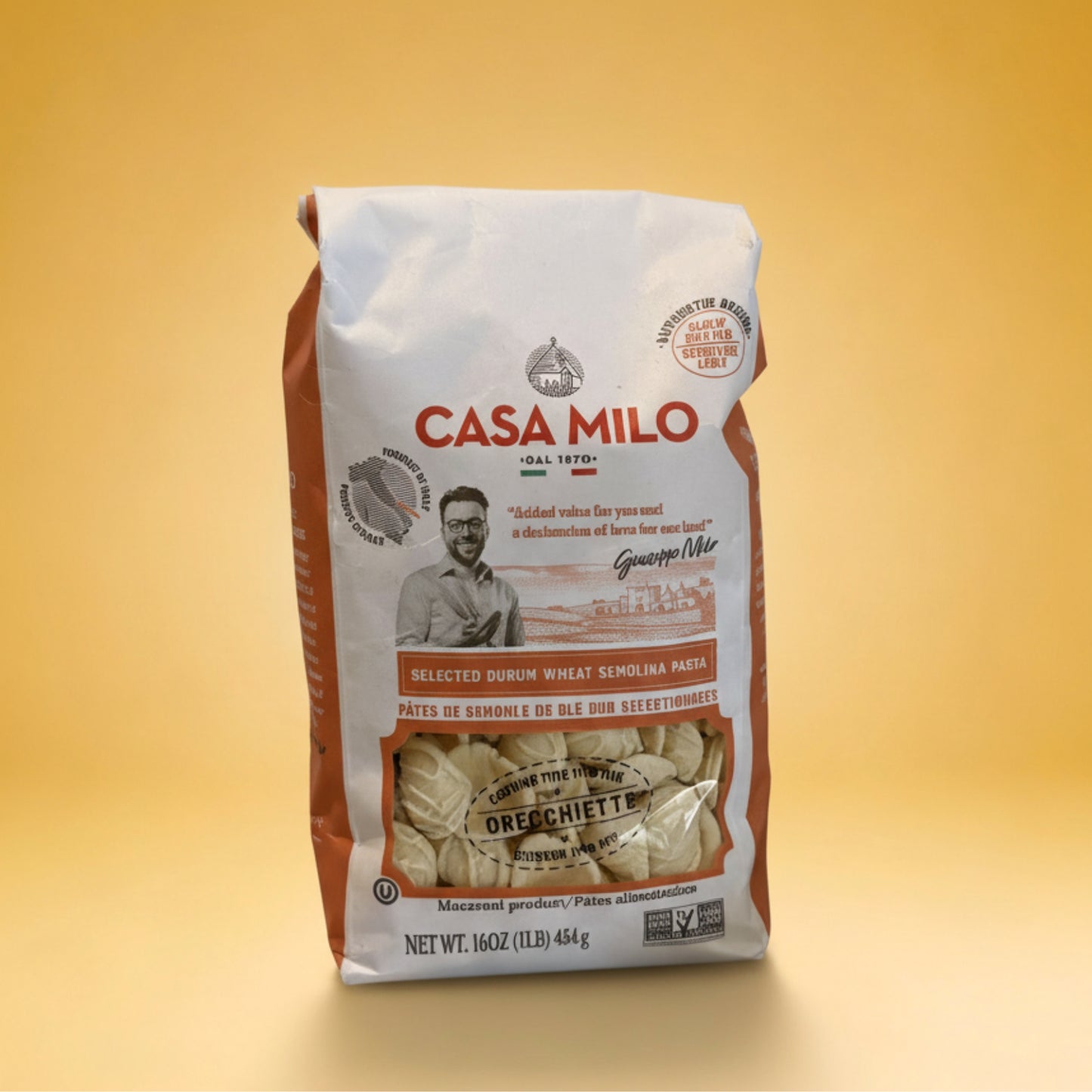 Casa Milo Orecchiette – Traditional Italian Pasta  454g / 16 oz